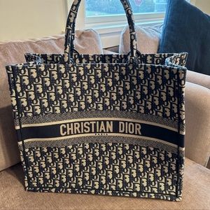 Large Dior Book Tote
